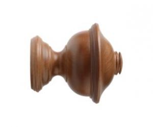 2" Wood Trends Chaucer Finial - 085 - Walnut